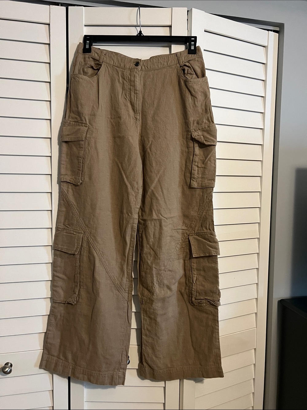 Linen cotton Cargo Pants